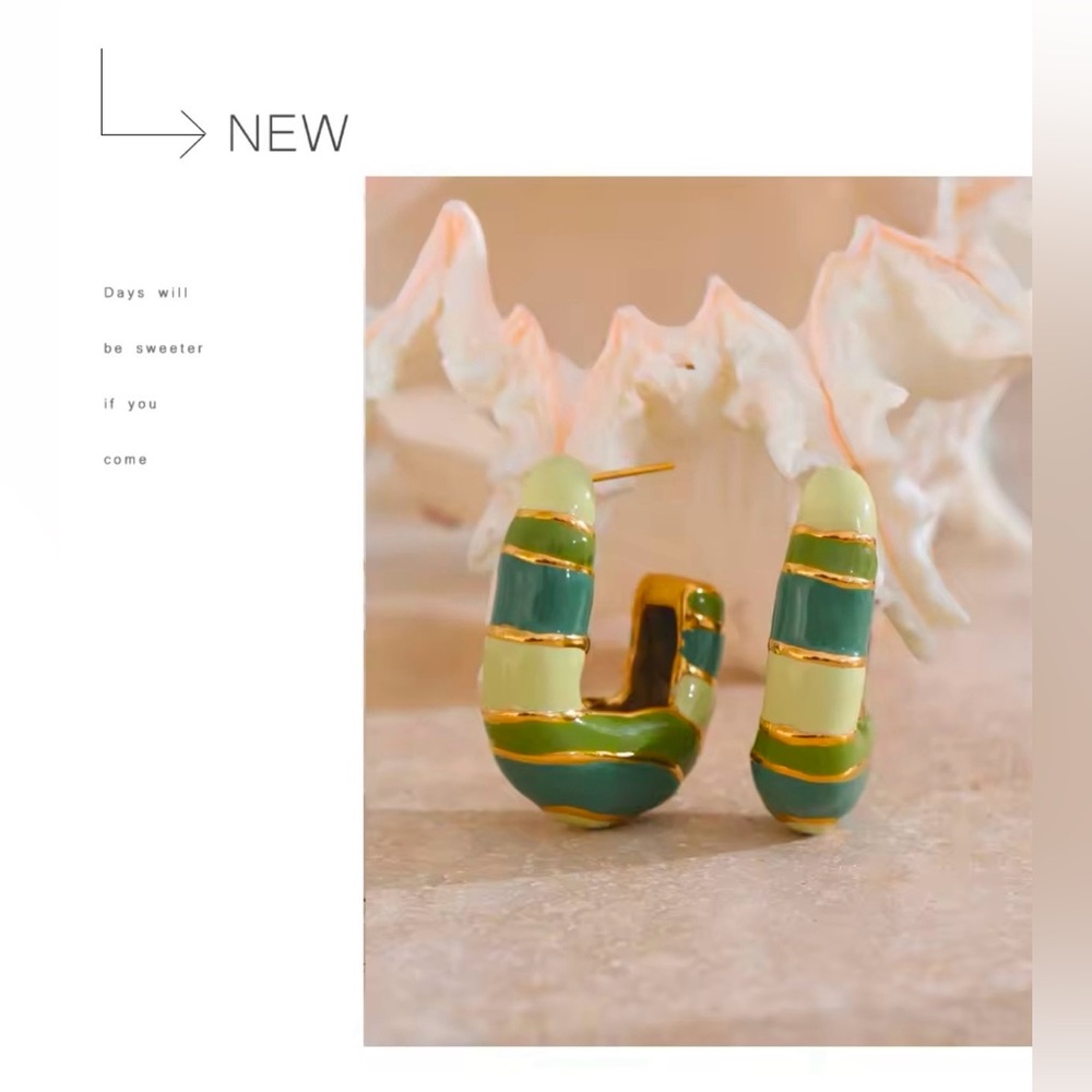 Candy colourful earrings